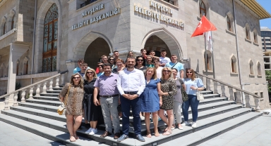 Avrupalı öğrenciler Nevşehir'i gezdi