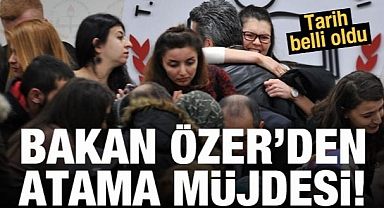Bakan Özer'den öğretmen adaylarına atama müjdesi! Tarih belli oldu...