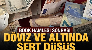 BDDK'dan ticari kredi açıklaması sonrası döviz ve altında sert düşüş