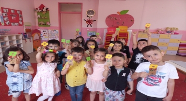 Çubuk'ta çevreci minik öğrenciler atık yağları geri dönüşüme kazandırdı