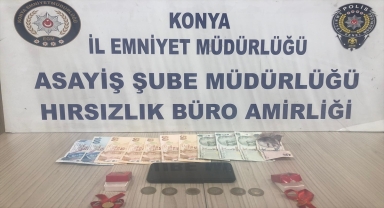 Denizli'de kapkaç yöntemiyle para çantası çalan şüpheli Konya'da yakalandı