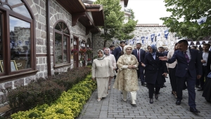 Emine Erdoğan, tarihi Ankara Kalesi'nde açılan 