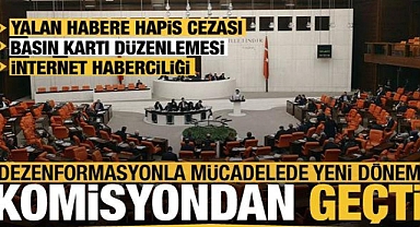 İnternet medyası düzenlemesi komisyonda kabul edildi