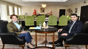 İYİ Parti Genel Başkanı Akşener, DP Genel Başkanı Uysal ile görüştü