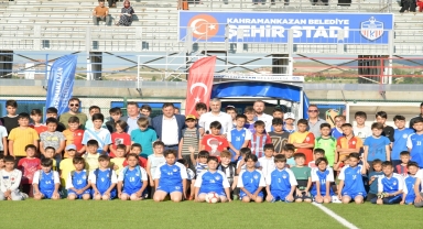 Kahramankazan'da çocuklar için yaz spor okulu açıldı