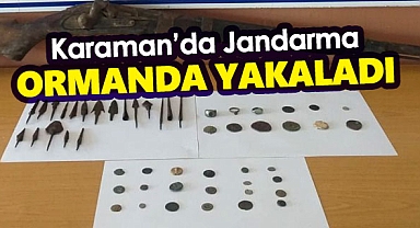 Karaman'da Jandarma Ormanda Yakaladı!