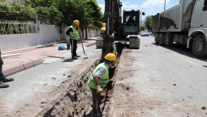 KASKİ, Develi'de içme suyu şebekesini yeniliyor