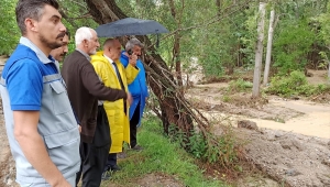 Kayseri'de selin ardından ekiplerin temizlik çalışması sürüyor