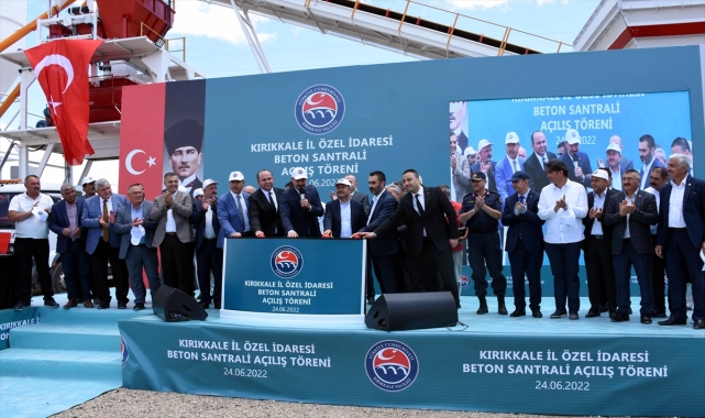 Kırıkkale İl Özel İdaresi Beton Santrali'nin açılışı yapıldı