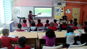 Kırşehir'de bozkır kartalının yaşam alanında farkındalık eğitimi verildi