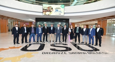 Melikgazi Belediye Başkanı Palancıoğlu, OSB Yönetim Kurulu Başkanı Yalçın'ı ziyaret etti