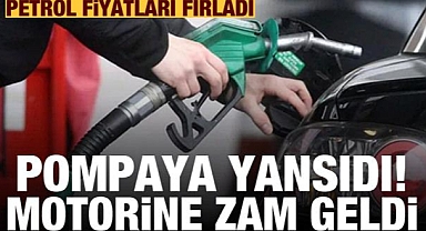 Motorine zam geldi: Pompaya yansıdı