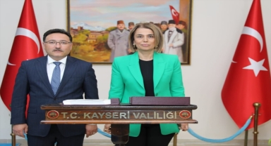 Nevşehir Valisi Becel'den Kayseri Valisi Çiçek'e ziyaret