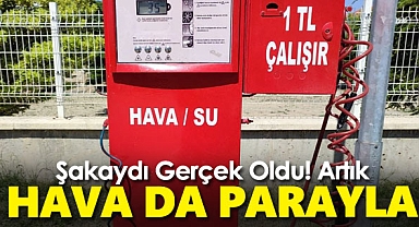 Petrol İstasyonlarında artık lastik havası da parayla