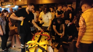 Seydişehir'de motosiklet ile otomobilin çarpışması sonucu 2 kişi yaralandı