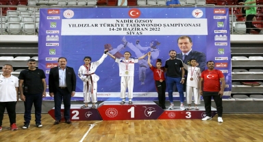 Sivas'ta düzenlenen Tekvando Yıldızlar Türkiye Şampiyonası sona erdi