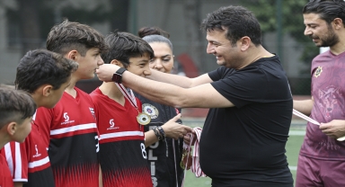 Uyuşturucunun zararlarına futbol maçıyla dikkati çektiler