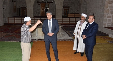 Vali Akkoyun'dan Karabaş Veli Külliyesi’ne ziyaret