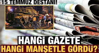 16 Temmuz 2022 Gazete Manşetleri