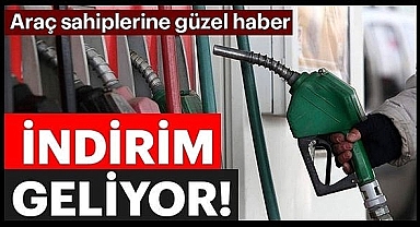 Akaryakıta indirim geliyor