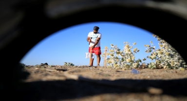 Antalya'da 12 yıldır caretta carettaların yuvalarını koruyor