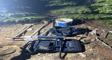 Antalya'da izinsiz kazı yapan 3 kişi suçüstü yakalandı