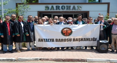 Avukat Servet Bakırtaş'ın öldürülmesi Antalya, Burdur ve Isparta'da protesto edildi