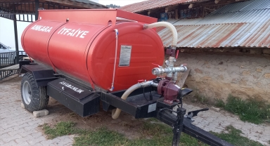 Beypazarı'nda köylere yangın söndürme su tankı