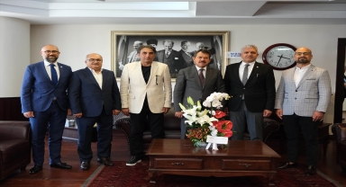 EOSB Yönetim Kurulu Başkanı Nadir Küpeli'den Başsavcı Ali Yeldan'a hayırlı olsun ziyareti