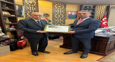 Gölbaşı Belediye Başkanı Şimşek'ten Devlet Bahçeli'ye ziyaret