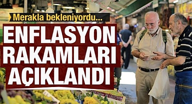 Haziran ayı enflasyon rakamları açıklandı