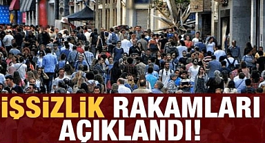 İşsizlik rakamları açıklandı
