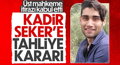 Kadir Şeker’e tahliye kararı
