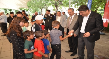 Kahramankazan'da bayramlaşma töreni düzenlendi