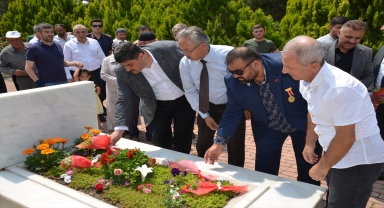 Kahramankazan'da şehitlik ziyaret edildi