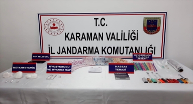 Karaman'daki uyuşturucu operasyonunda 1 kişi tutuklandı