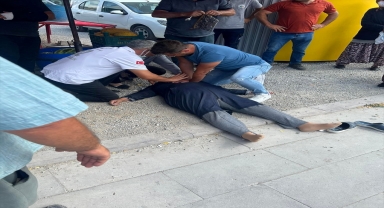 Karapınar'da yolda kalp krizi geçiren kadına filyasyon ekibi müdahale etti