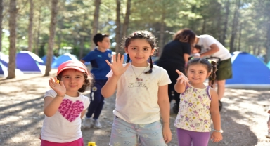 Kayseri Büyükşehir Belediyesi doğa kampları başladı