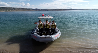 Kayseri'de 752 kilometrekarelik iç sularda jandarma görev başında