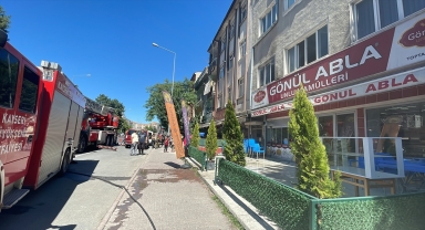 Kayseri'de bir evde çıkan yangın söndürüldü