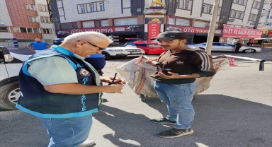 Kayseri'de hurda toplayanlara denetim