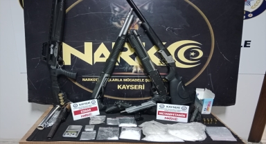 Kayseri'de iş yerine düzenlenen uyuşturucu operasyonunda 3 zanlı yakalandı