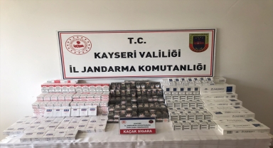Kayseri'de kaçak sigara operasyonunda 1 şüpheli yakalandı