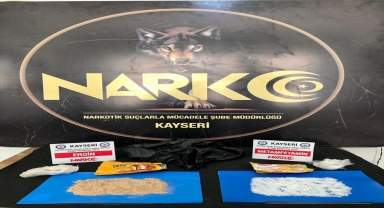 Kayseri'de kek ambalajına uyuşturucu gizleyen şüpheli yakalandı