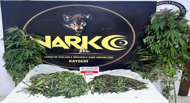 Kayseri'de sobaya gizlenmiş uyuşturucu ele geçirildi