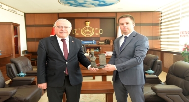 KMÜ Rektörü Ak, Cumhuriyet Başsavcısı Akdoğan'ı ziyaret etti