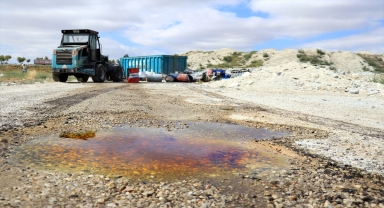 Kimyasal atıkları araziye bırakan şüphelilere 38,5 milyon lira ceza