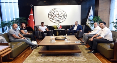 KTO Başkanı Gülsoy, YKS sayısal birincisi Bakla'yı konuk etti