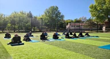 Melikgazi Belediyesinin güne sporla başlama etkinliği devam ediyor 