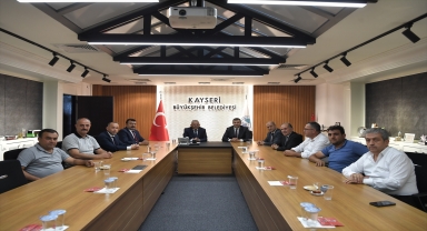 Milletvekili Baki Ersoy ve oda başkanlarından Büyükkılıç'a ziyaret